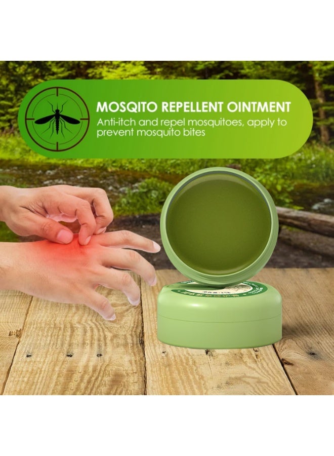 RUNBEN Mosquito Repellent Ointment Effective Itch Relief Skin Moisturizing and Repair Prevents Mosquito Bites Sooths Skin Irritation Ideal for Travel Outdoor Activities - Image 2